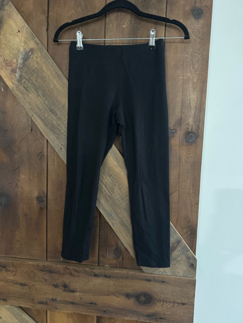 4/$12 Old Navy Black Girls' Basic Stretch Capri Length Leggings